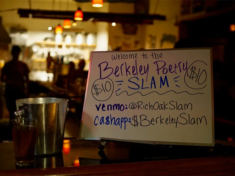 Poetry Slam Sign